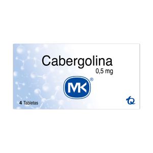 CABERGOLINA 0.5 MG  MK