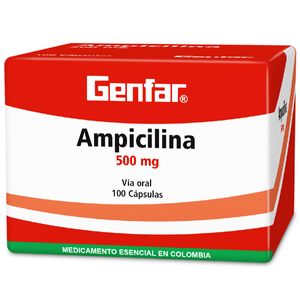 Ampicilina 500 Mg Genfar