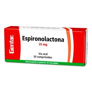 Espironolactona 25 Mg Genfar